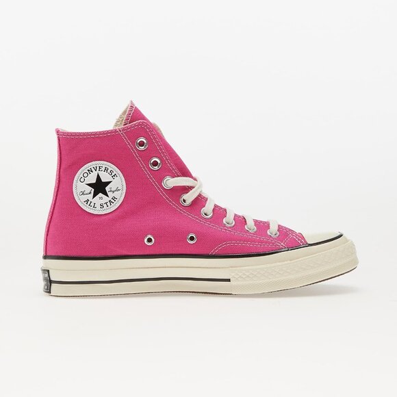 Unisex (6.5Men)(8.5women's) Converse Chuck 70 Hi Unisex Casual Trainers in Pink - Picture 5 of 8